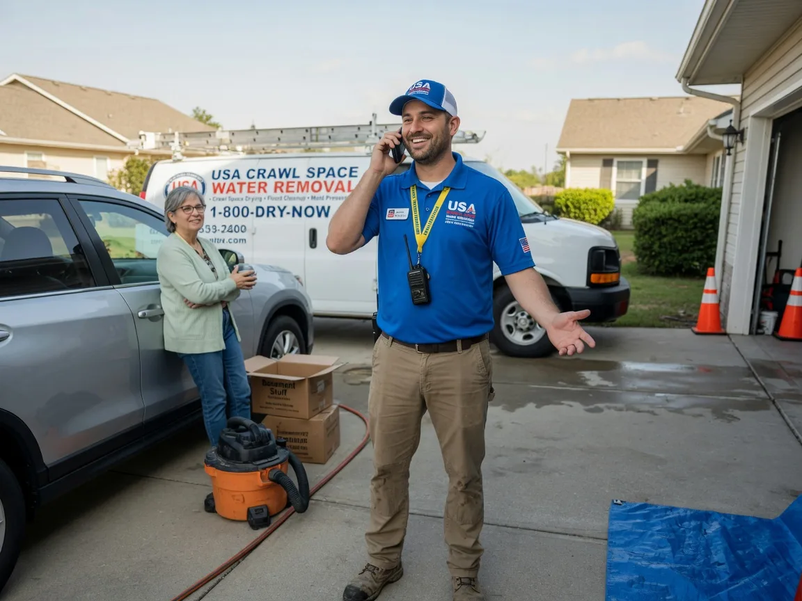 Crawl Space Water Removal Orange, TX FAQs